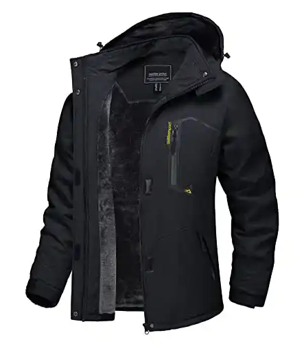 Skijacken für Damen von Tacvasen – Wasserdichte Fleecejacke