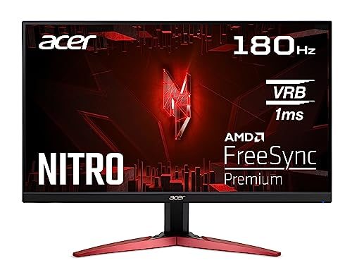 Acer Nitro KG241YS3 Gaming Monitor 23,8 Zoll mit Full HD und 180Hz