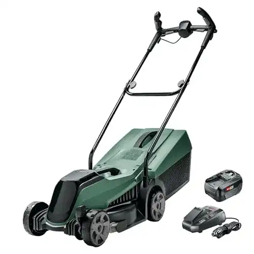 Bosch Akku-Rasenmäher CityMower 18 mit 4,0 Ah Akku und 32 cm Schnittbreite