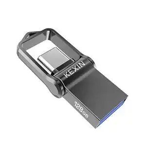 Kexin USB Stick 128GB mit USB 3.0 und USB C, 2-in-1 Speicherlösung