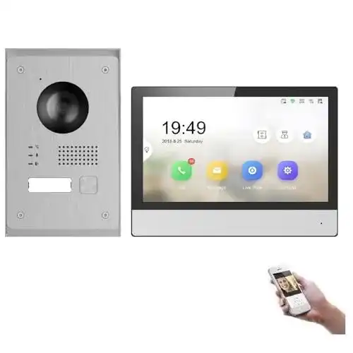 Video Türsprechanlage Mathfel 2 Draht Bus IP mit Smartphone Steuerung