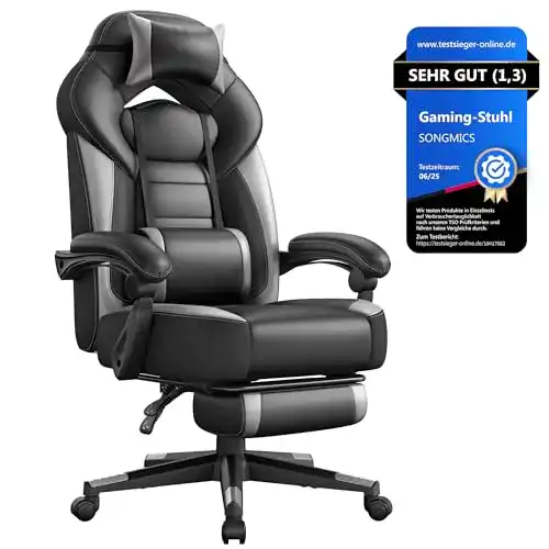 Ergonomischer Gaming-Stuhl von Songmics für Büro und Freizeit
