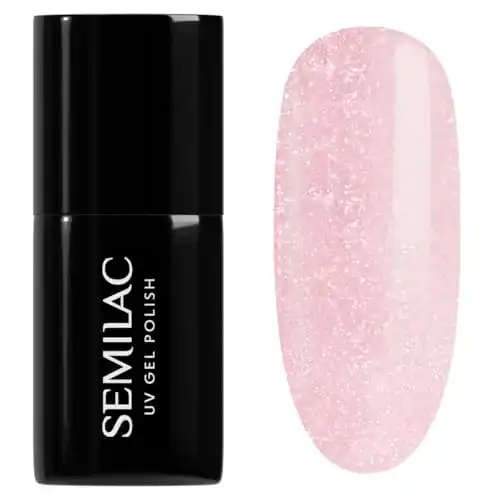Nagellack Semilac UV 164 Pink Crystals 7ml aus der Kollektion My Story