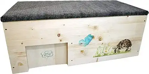 Schildkrötenhaus Nagerstore XXL 80x40x32 cm Terrarium Schutzhaus