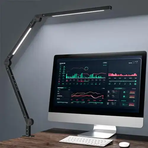 IKEA Eyocean LED Schreibtischlampe mit Schwenkarm