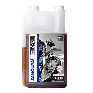 Vollsynthetisches 2-Takt-Öl Ipone Samourai Racing Erdbeere Motoröl 1 Liter