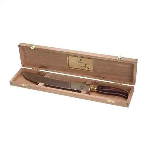 Champagnersäbel Laguiole mit Holzgriff für Champagnerzeremonien