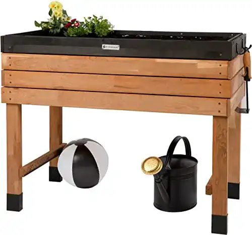 Hochbeet aus Kirschbaum Holz von Wondermake in großer Ausführung