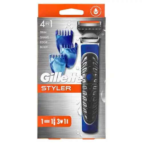 Präzisionstrimmer Gillette Styler mit Trimmerklinge und Rasierer