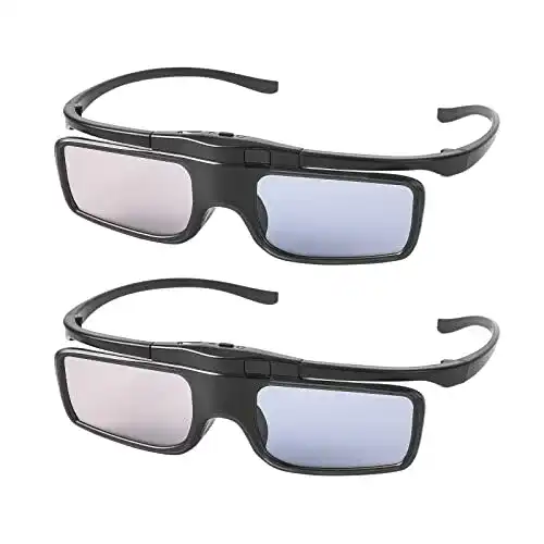 3D-Brille TOUMEI RF, wiederaufladbare Active Shutter 3D-Brille