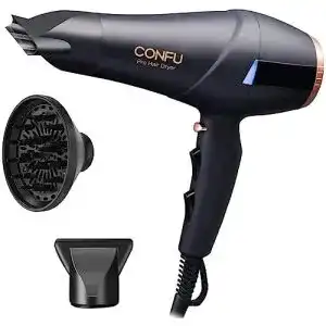 CONFU 2300W Haartrockner mit Ionen Technologie für Salon-Qualität
