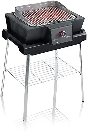Severin Elektrogrill SEVO GS mit Untergestell für Balkon und Garten