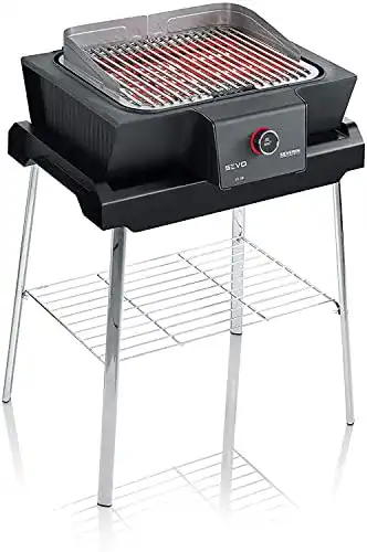 Severin Elektrogrill SEVO GS mit Untergestell für Balkon und Garten