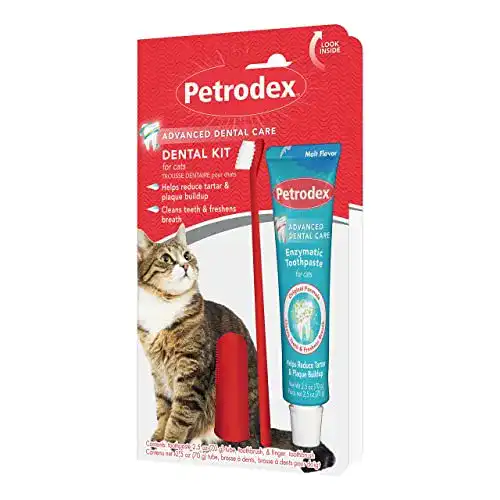 Katzenzahnpasta Sentry Petrodex Zahnpflegeset für Katzen mit Malt