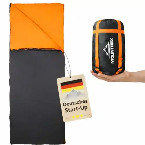 Sommerschlafsack MOUNTREX mit kleinem Packmaß und leichtem Gewicht