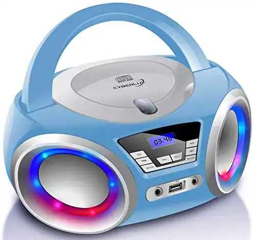 CD-Player Cyberlux mit LED-Beleuchtung und Kopfhöreranschluss