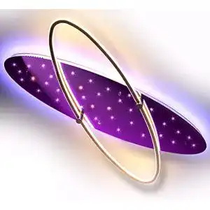LED-Deckenleuchte Farbwechsel Lewima XXL 100 cm mit Fernbedienung