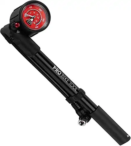Dämpferpumpe für Mountainbike und Rennrad von PRO BIKE TOOL