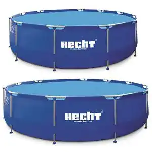 Gartenpool Hecht Stahlrahmen Swimmingpool 360 x 76 cm