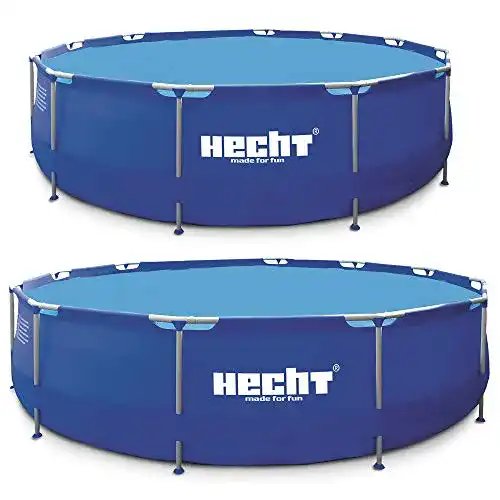 Gartenpool Hecht Stahlrahmen Swimmingpool 360 x 76 cm