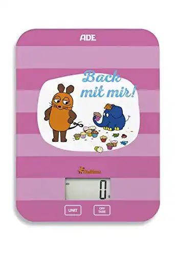 ADE Küchenwaage Die Sendung mit der Maus Digitale Küchenwaage