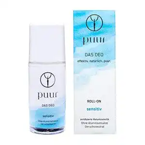Deo-Roller Damen Puur sensitiv Roll-On basisches Naturkosmetik-Deodorant