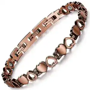 Kupferarmband RainSo aus reinem Kupfer mit Magneten