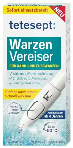 Tetesept Warzenstift 15 ml – Effektiver Vereiser für Warzenbehandlung