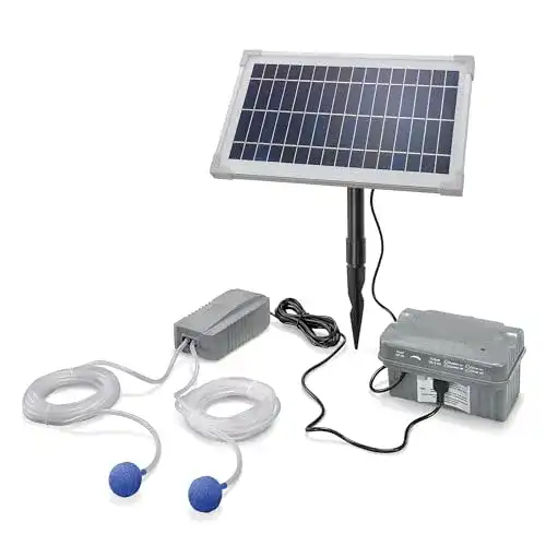 Teichbelüfter Esotec Solar Set 8/200 mit Akkuspeicher