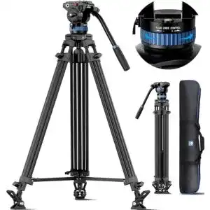 Sirui Profi Videostativ AM-25S mit Fluidkopf, 190 cm