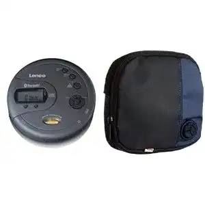 Lenco CD-300 Tragbarer CD-Player mit Bluetooth und Tasche