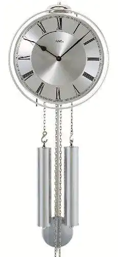 Pendeluhr AMS – Moderne Wanduhr mit mechanischem Laufwerk 358
