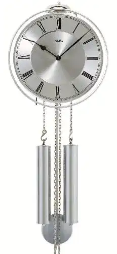 Pendeluhr AMS – Moderne Wanduhr mit mechanischem Laufwerk 358