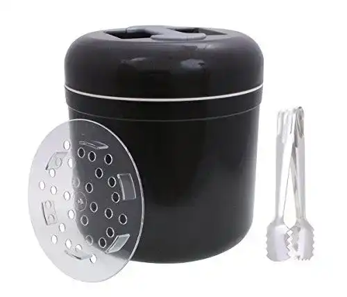 Eisbehälter TAMLED mit Eiszange, 4 Liter Fassungsvermögen