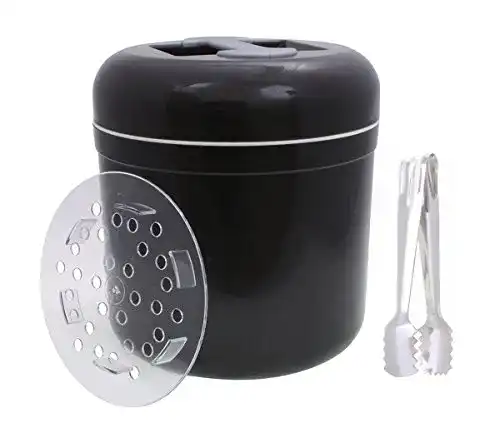 Eisbehälter TAMLED mit Eiszange, 4 Liter Fassungsvermögen