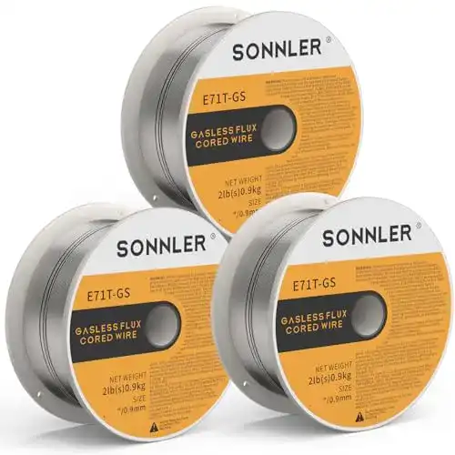 Fülldraht Sonnler 3 Rollen 0,9mm 1KG für MIG MAG Schweißgeräte