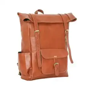 Lederrucksack Jaald 58 cm für Schule und Reisen