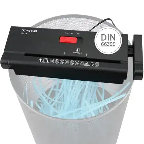 Aktenvernichteraufsatz Olympia PS 16 für Papierkörbe von 28-34 cm