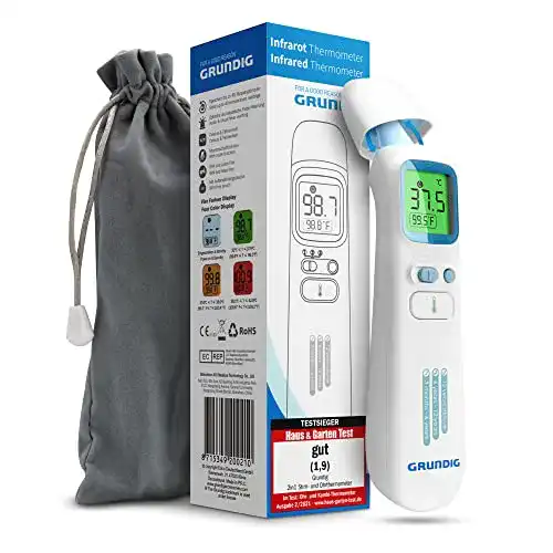 Grundig Stirnthermometer kontaktlos Fieberthermometer für präzise Messungen