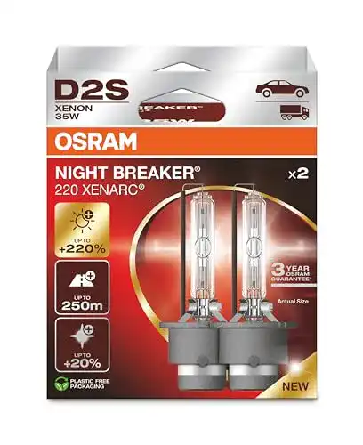 D2S Xenon-Brenner Osram Xenarc Night Breaker 220 für bessere Sicht