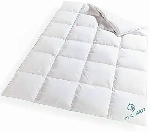 Daunendecke 240 x 220 VitaloBett Canadian-Dreams für Ganzjahresnutzung