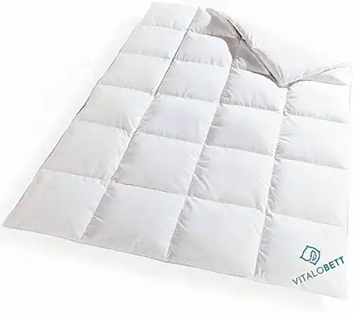 Daunendecke 240 x 220 VitaloBett Canadian-Dreams für Ganzjahresnutzung