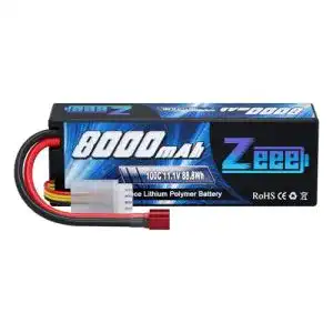 Zeee 3S LiPo Akku 11,1V 8000mAh 100C Hardcase für RC Fahrzeuge