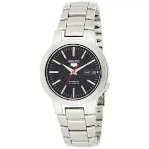 Seiko Herren-Armbanduhr XL Automatik Edelstahl mit Analoganzeige