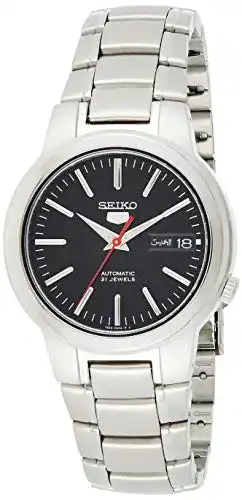 Seiko Herren-Armbanduhr XL Automatik Edelstahl mit Analoganzeige