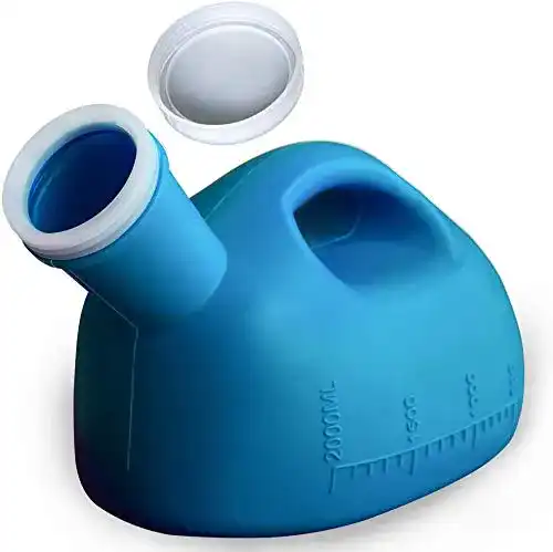 Urinflasche für Männer mit 2000 ml Kapazität – Urinal für Herren