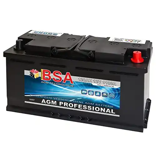 AGM-Batterie 120Ah von BSA – Hochwertige Energieversorgung