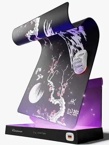 Gaming-Mauspad XXL Nyfter Sakura Weiß 900 x 500 mm