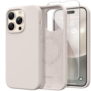 iPhone 14 Pro Hülle MagSafe Gonez kompatibel mit Displayschutz und Kameraschutz