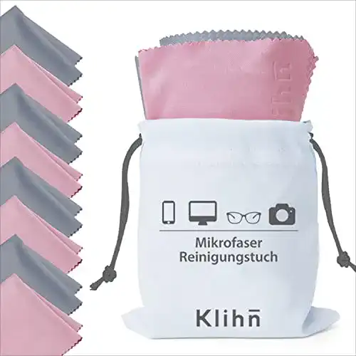 Brillenputztücher Klihn – Mikrofaser (8er Set) für optimale Reinigung